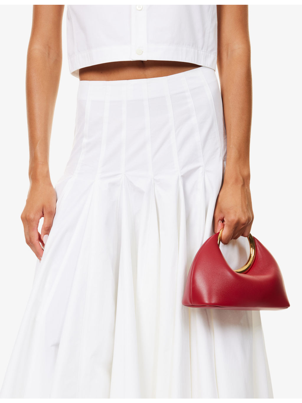 Le Petit Calino Leather Top-Handle Bag - 3