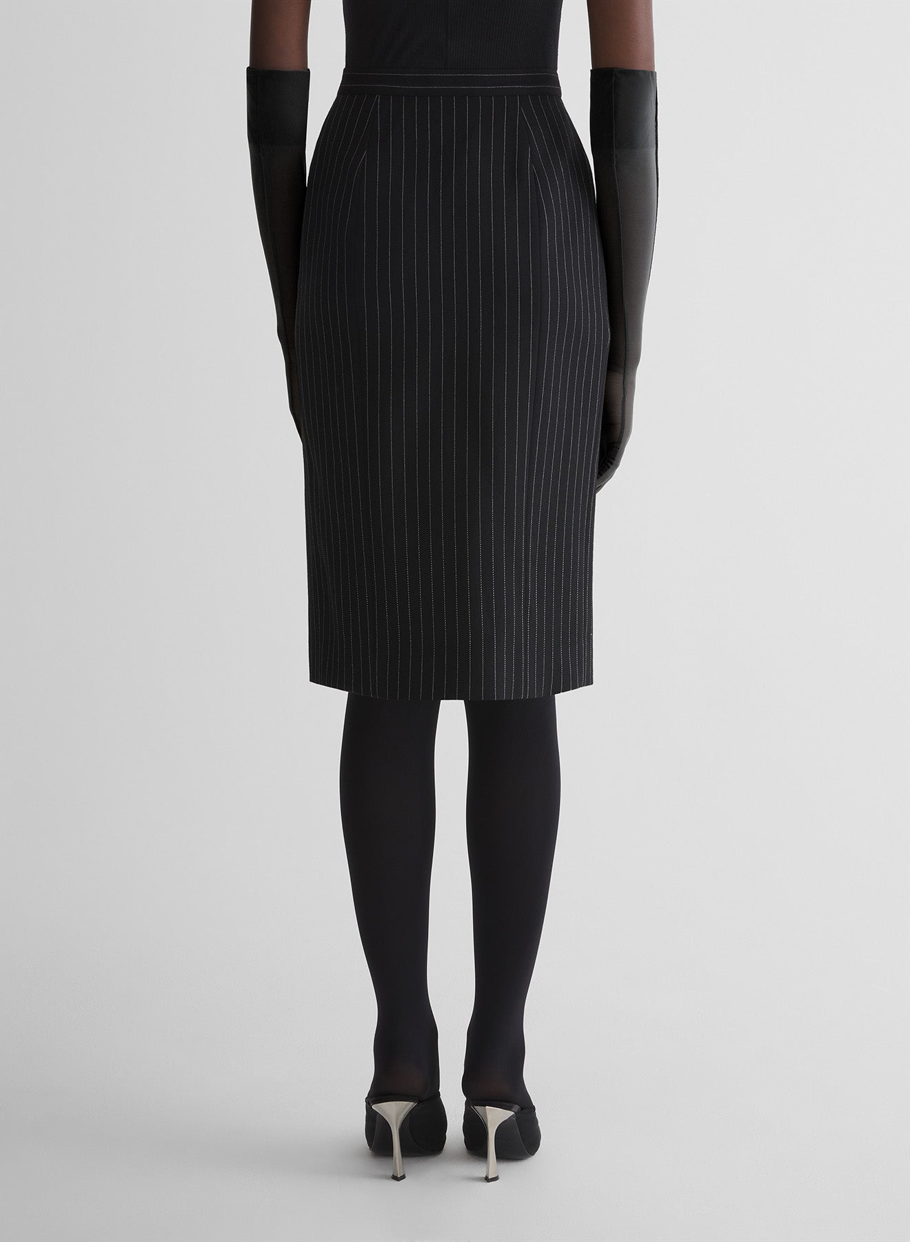 re/edit lingerie pinstripe skirt - 3
