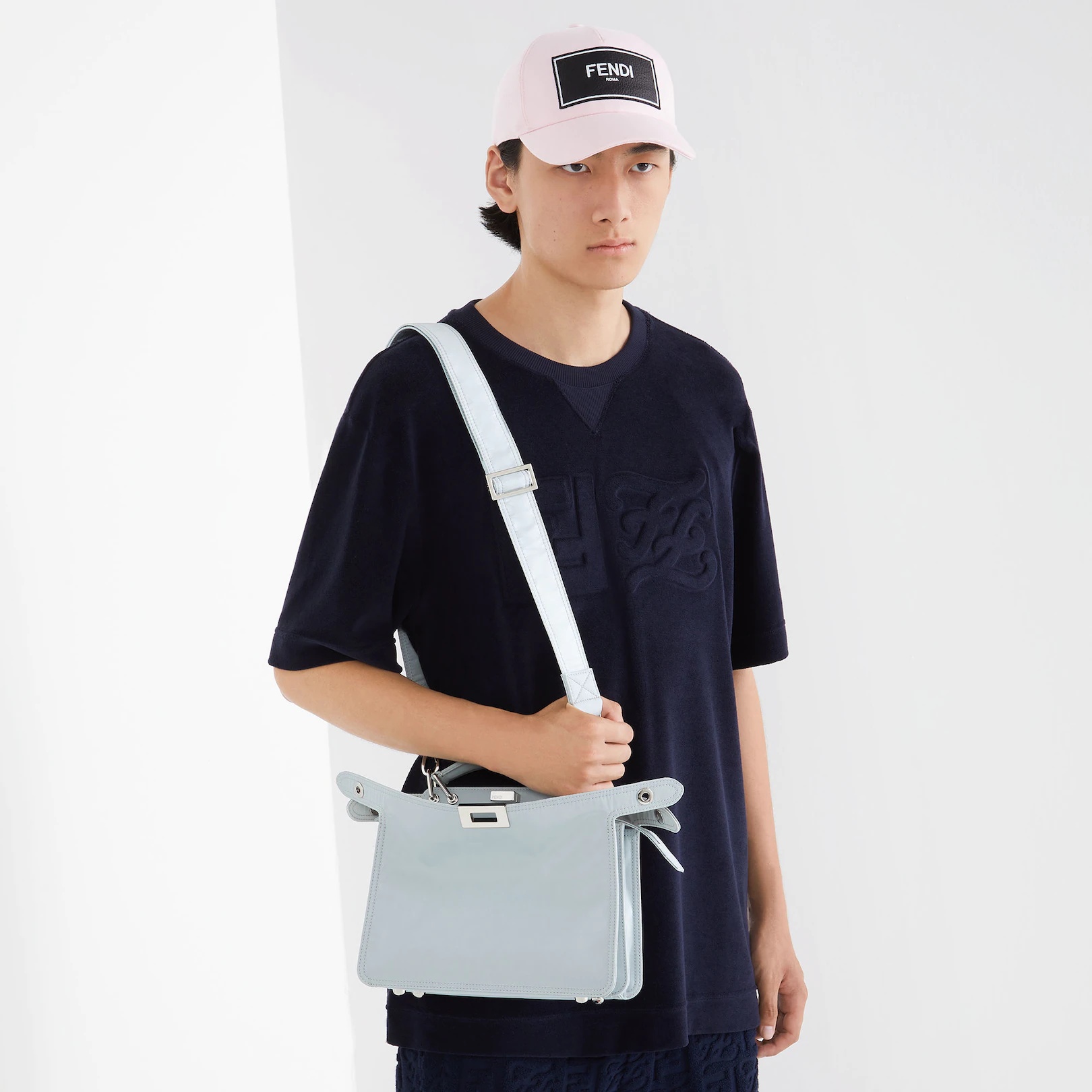 Light blue nylon bag - 7