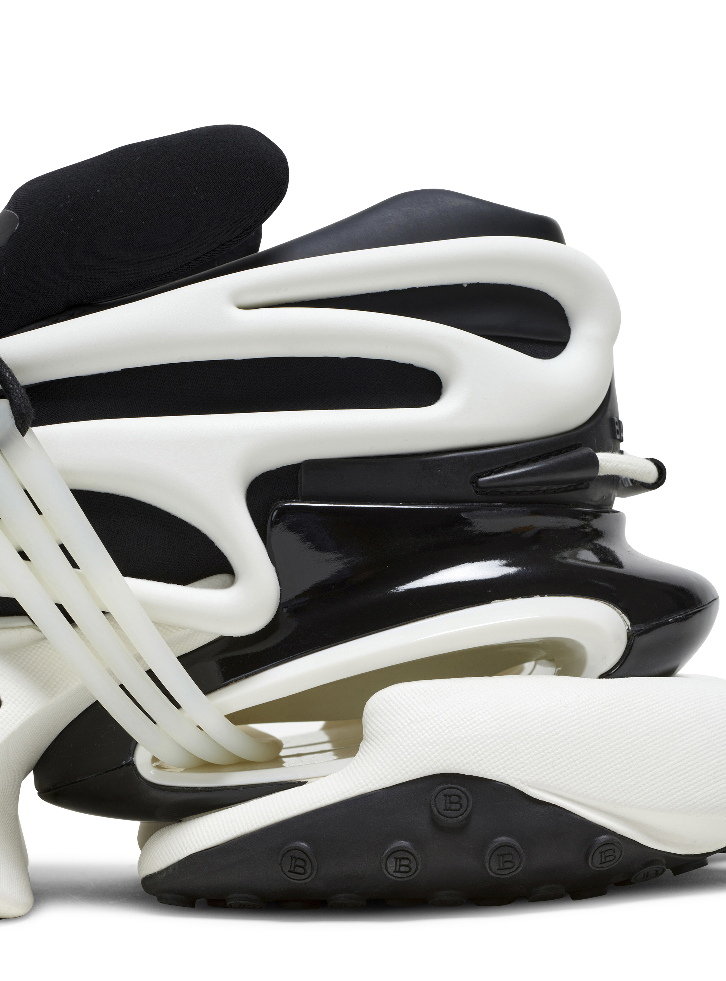 Unicorn trainers in two-tone neoprene and leather - 8