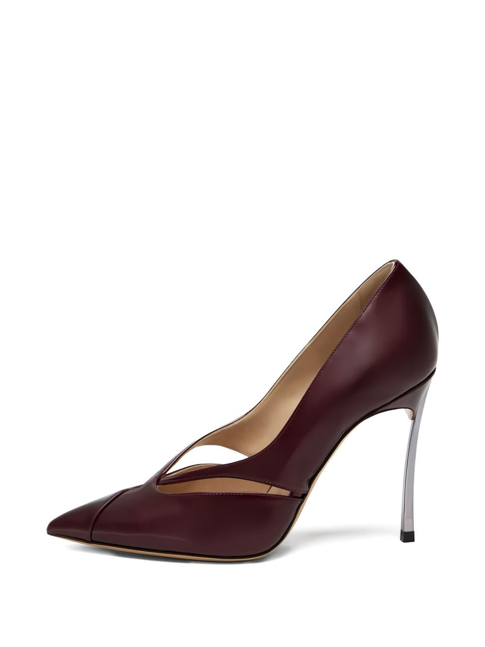 100mm Blade Pantera cut-out heeled pumps - 3