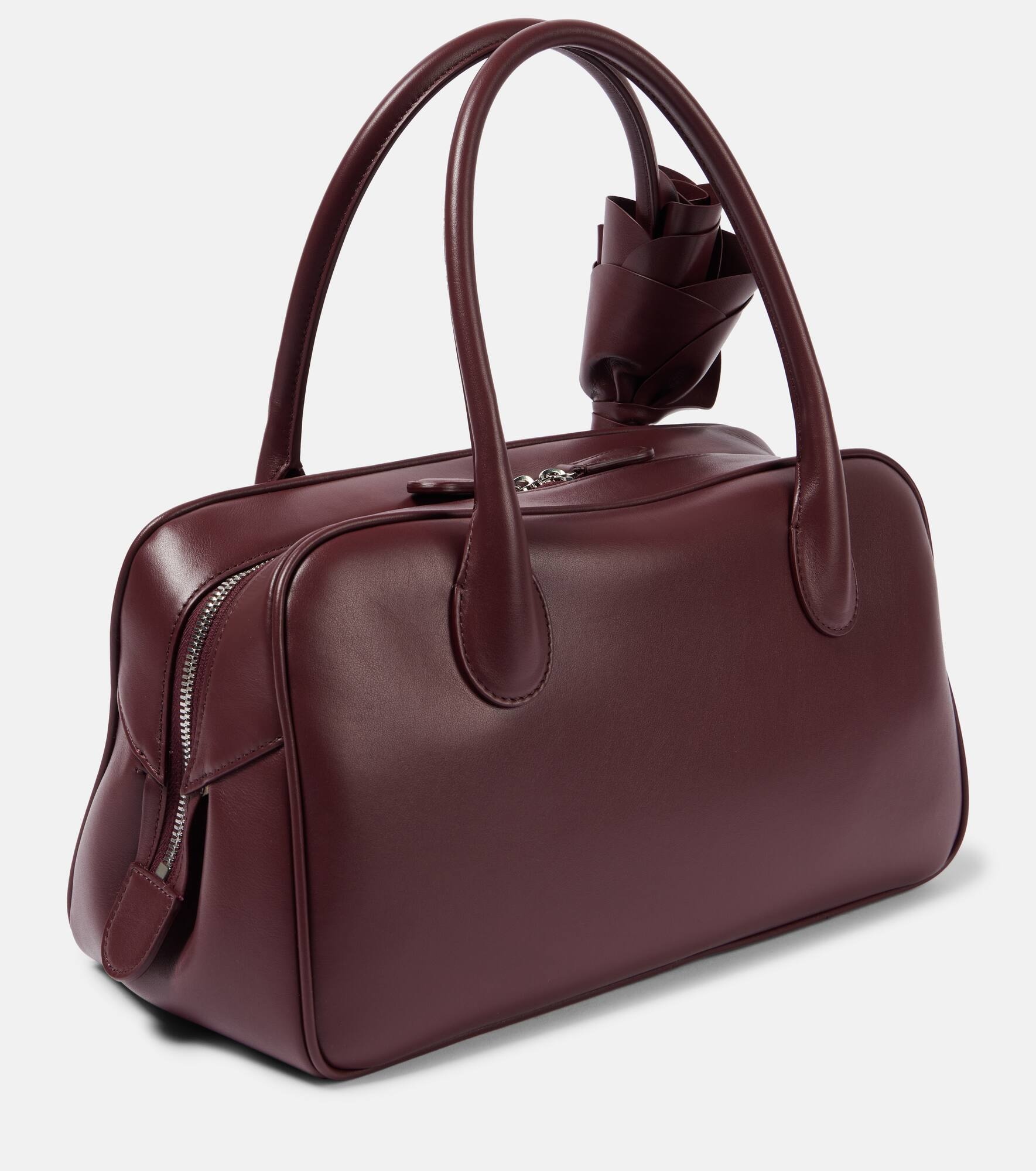 Brigitte leather tote bag - 4