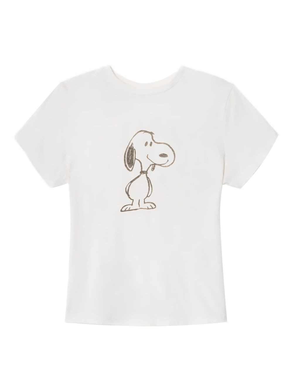 snoopy-graphic tee - 1