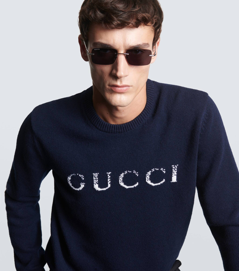 Horsebit rectangular sunglasses 3