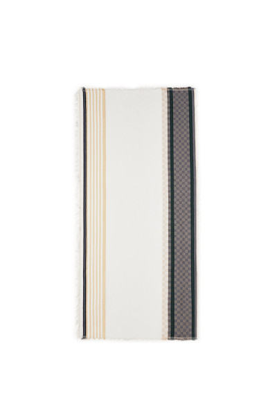 Loewe Anagram scarf in cotton outlook