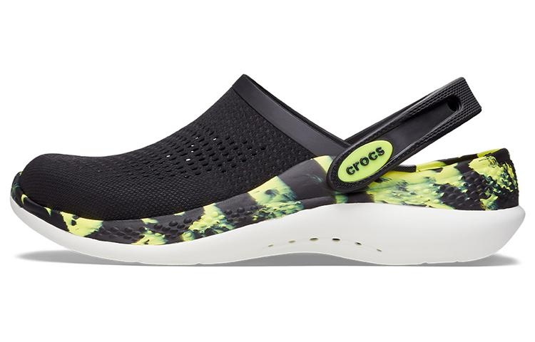 Crocs LiteRide 2.0 Clog 'Black Neon Yellow' 207634-02K - 2