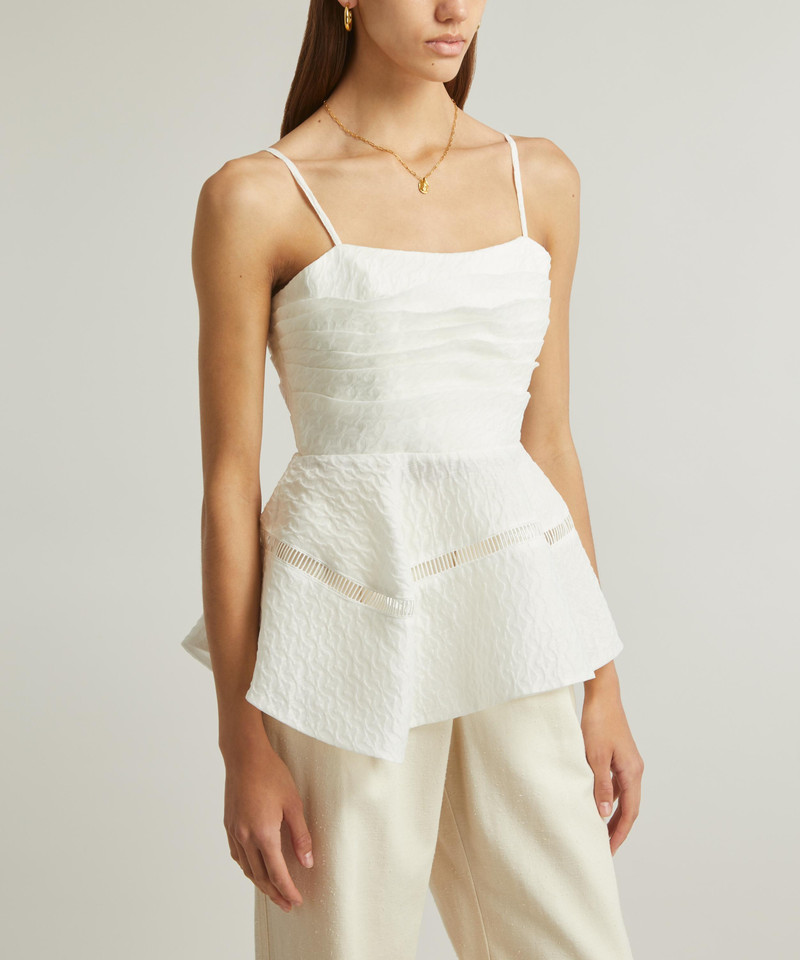 Aje. Cinque Jacquard Top outlook