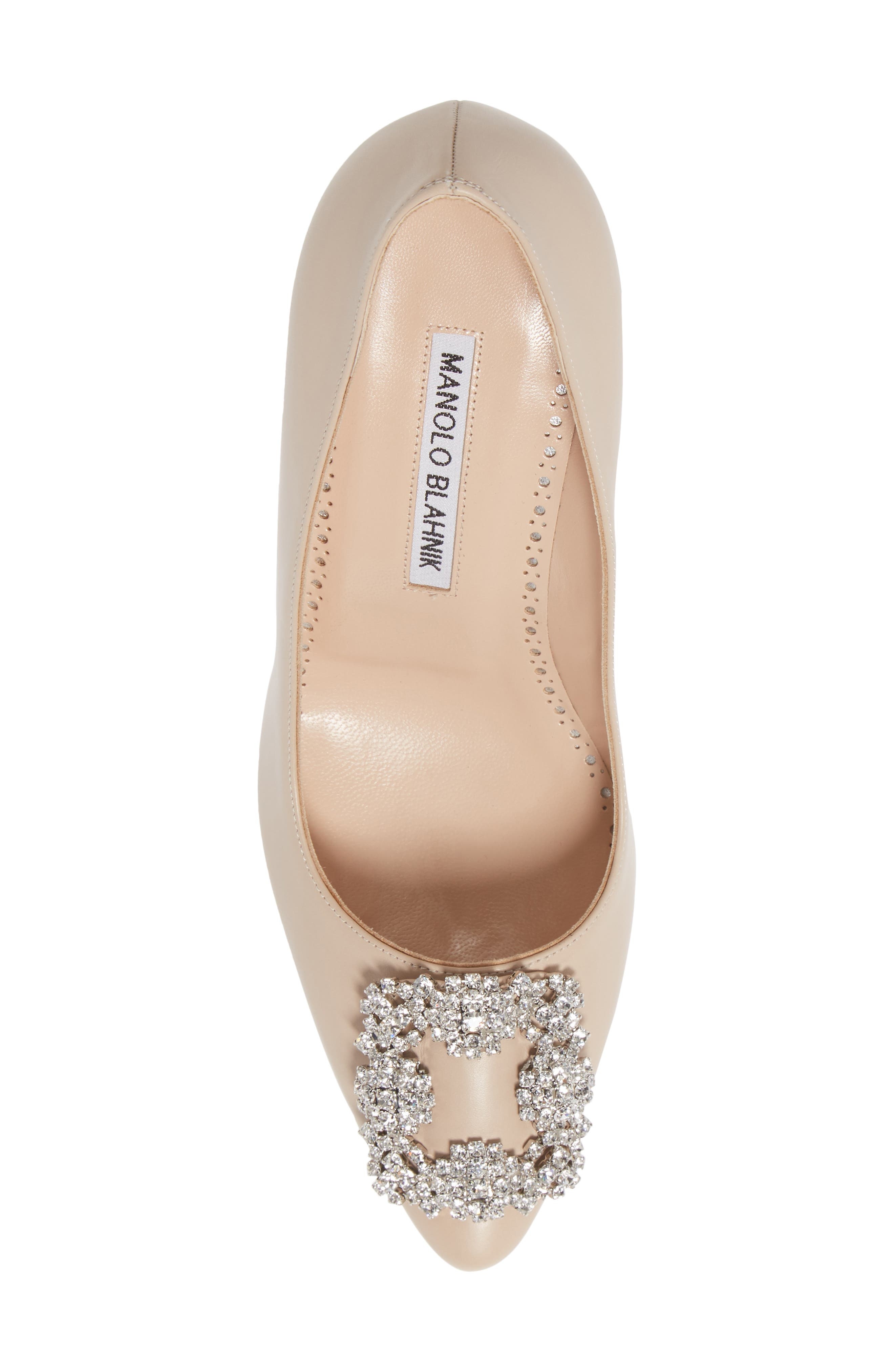 Hangisi Crystal Buckle Pump - 5