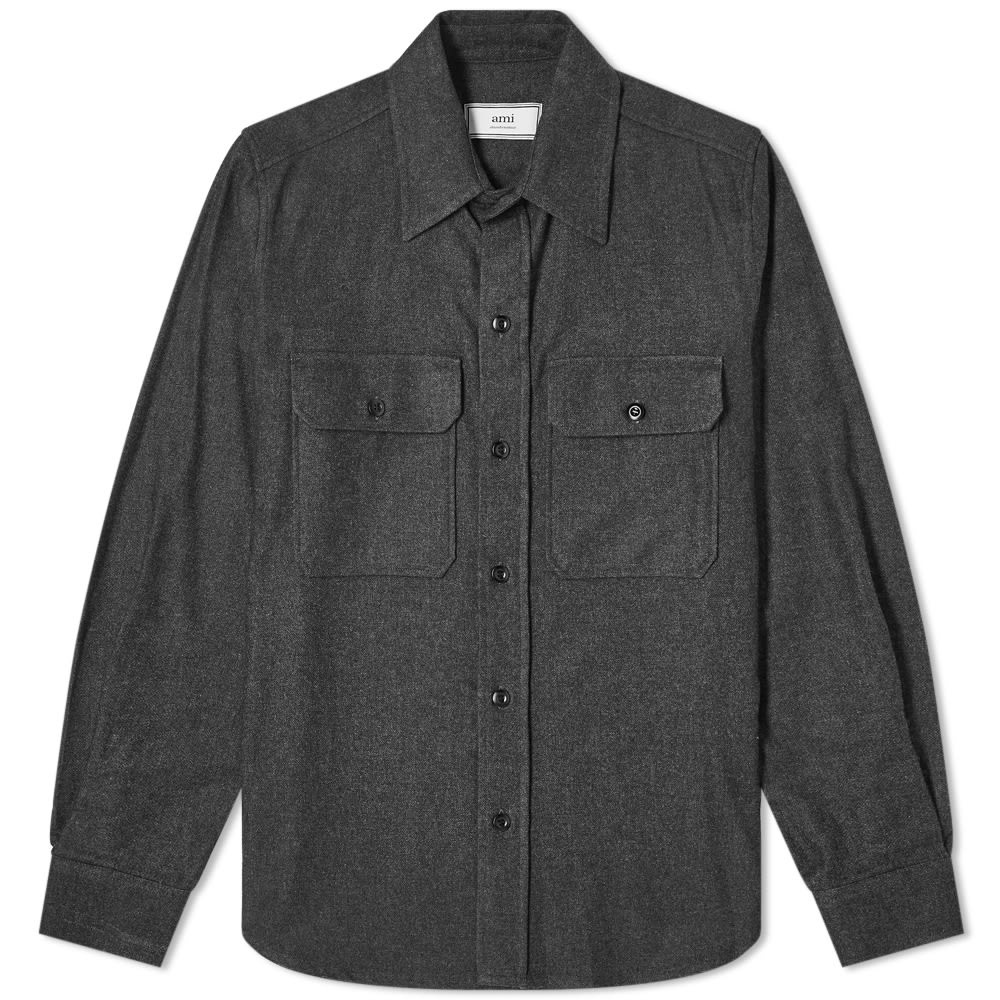 AMI Wool Overshirt - 1