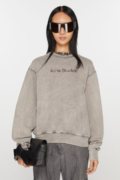 Acne Studios Blurred logo sweater - Faded Grey outlook