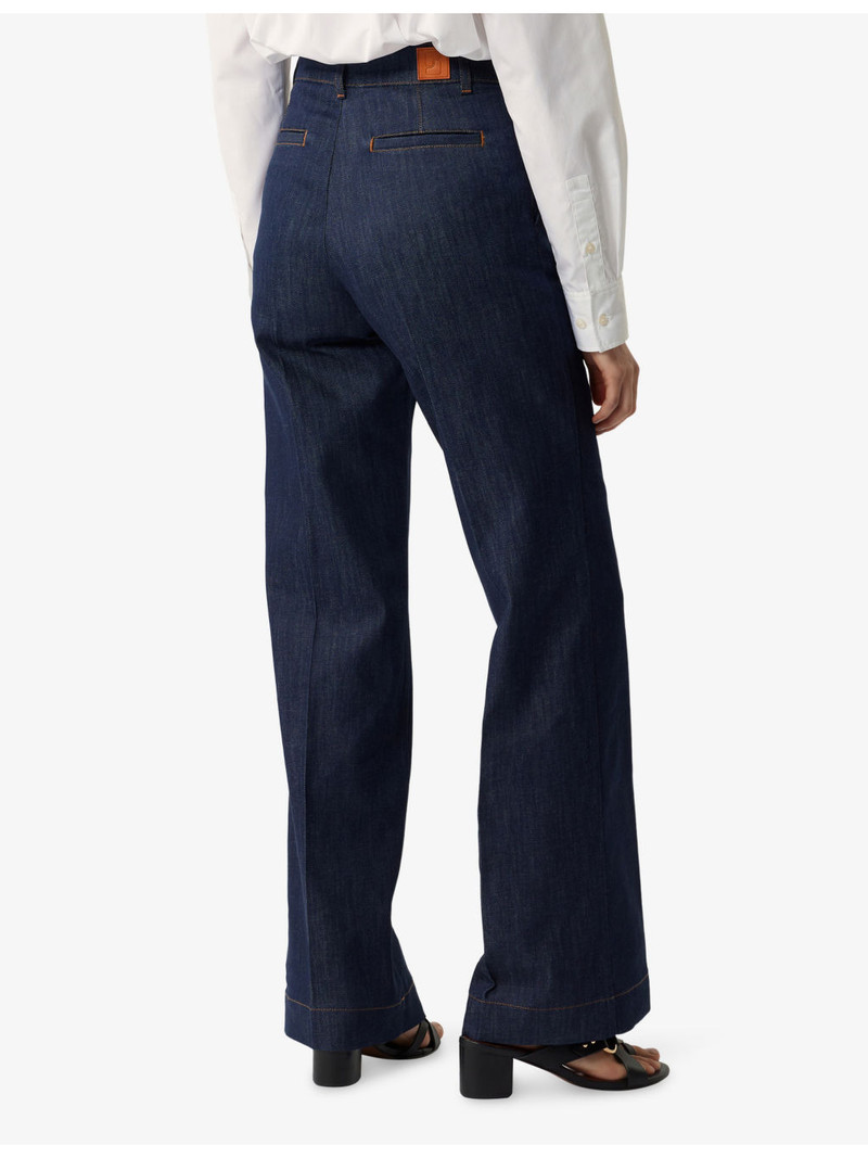 California Wide-Leg Denim Jeans 3