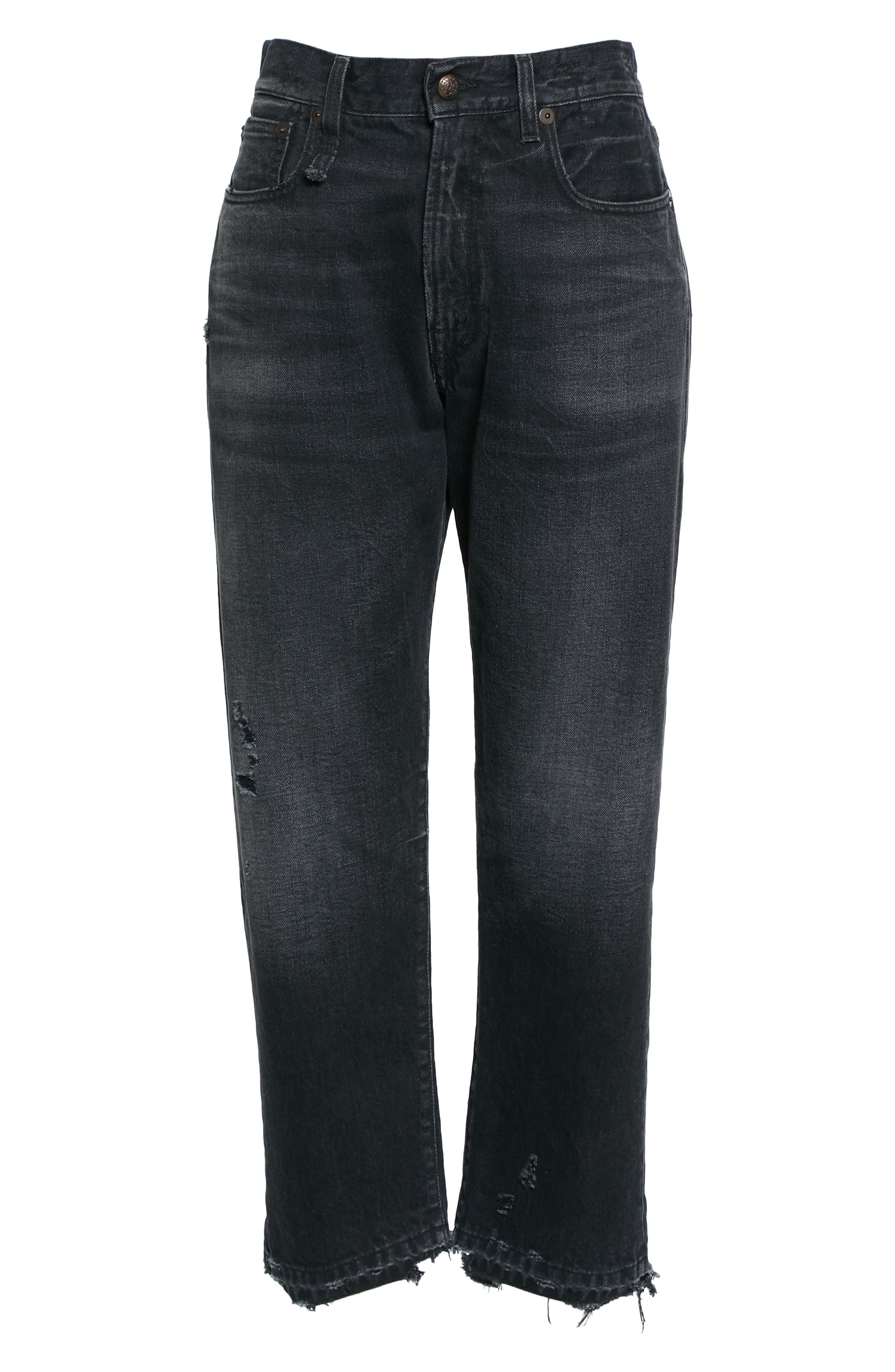Distressed Boyfriend Jeans - 6
