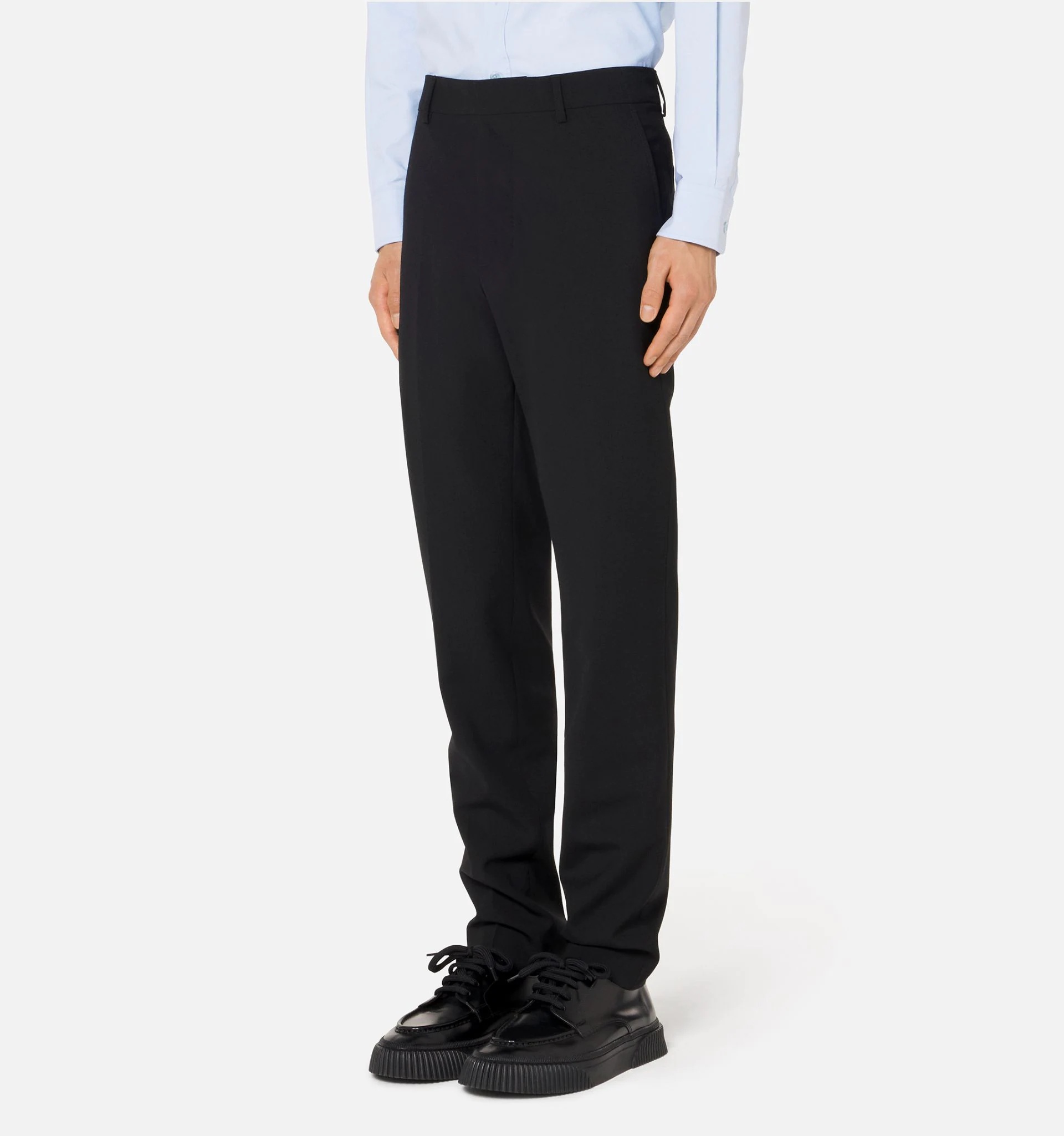 Cigarette Fit Trousers - 3