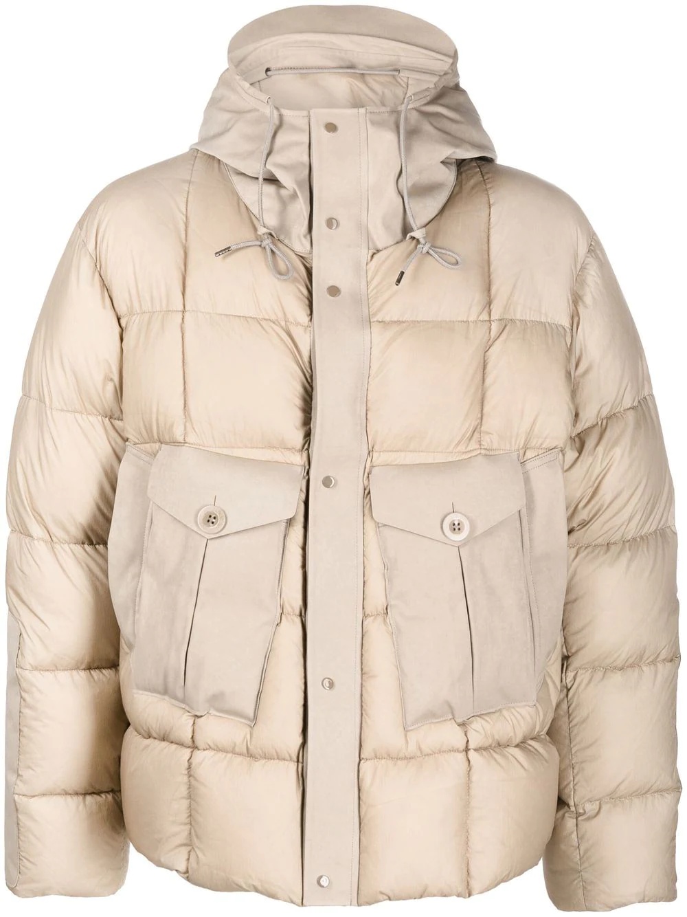 hooded padded jacket - 1