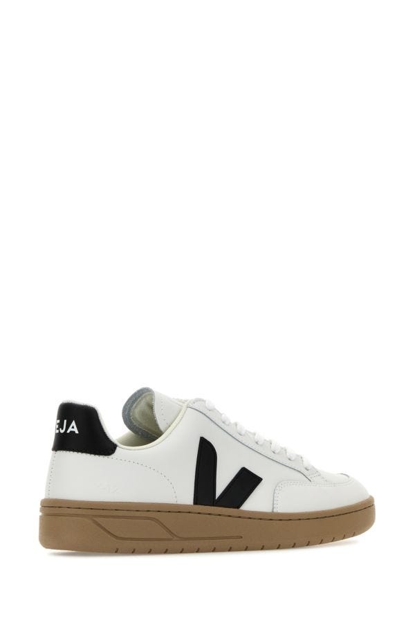 White leather V-12 sneakers - 3