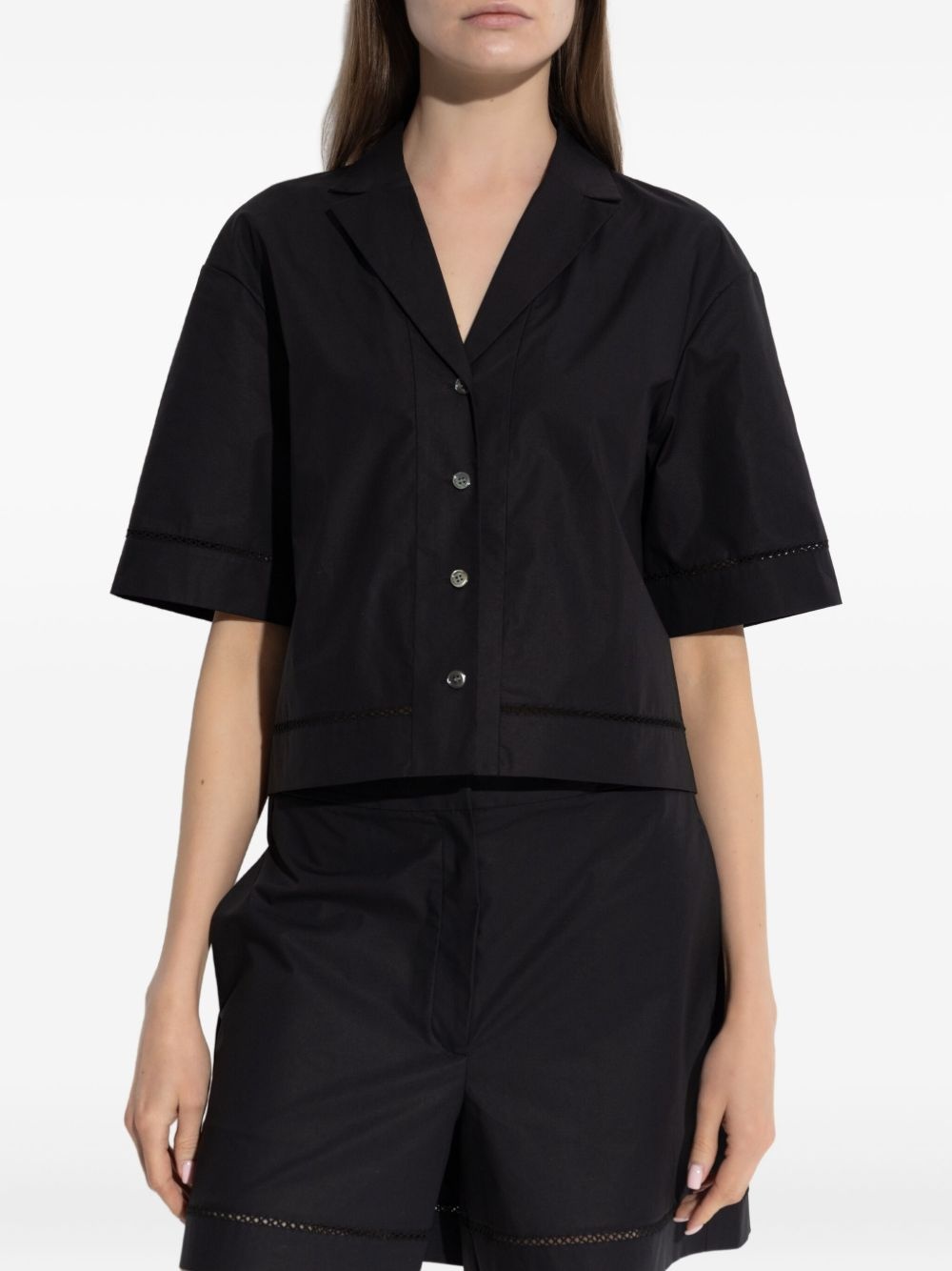 short-sleeve collared shirt - 3