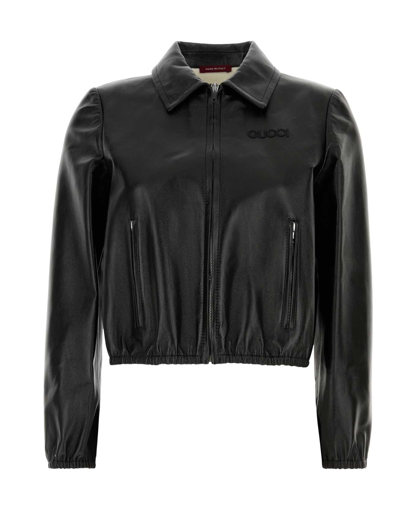 Black Leather Jacket - 1