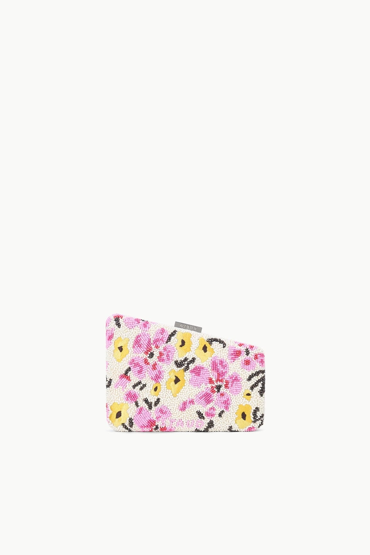 STAUD CARMELLA BEADED CLUTCH BLOSSOM FLORAL - 3