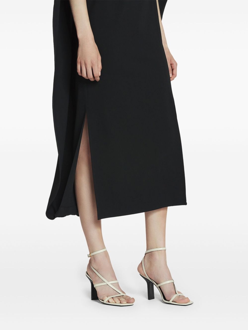 appliqué-detail midi dress - 6