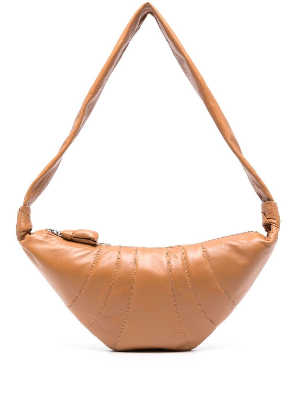 Croissant leather crossbody bag - 1