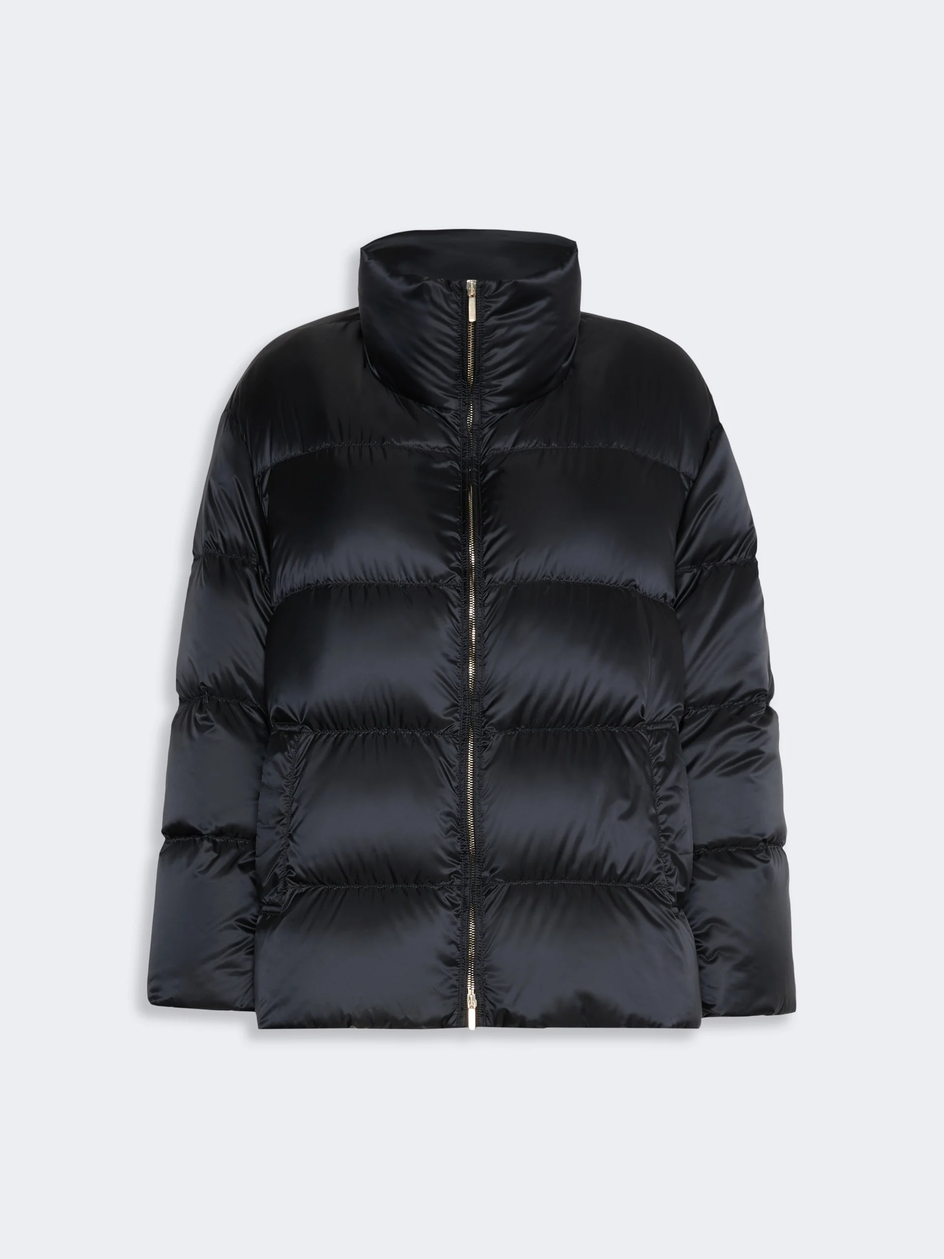 ADORATO Roomy puffer jacket in water-repellent plain-weave fabric - BLACK - 1