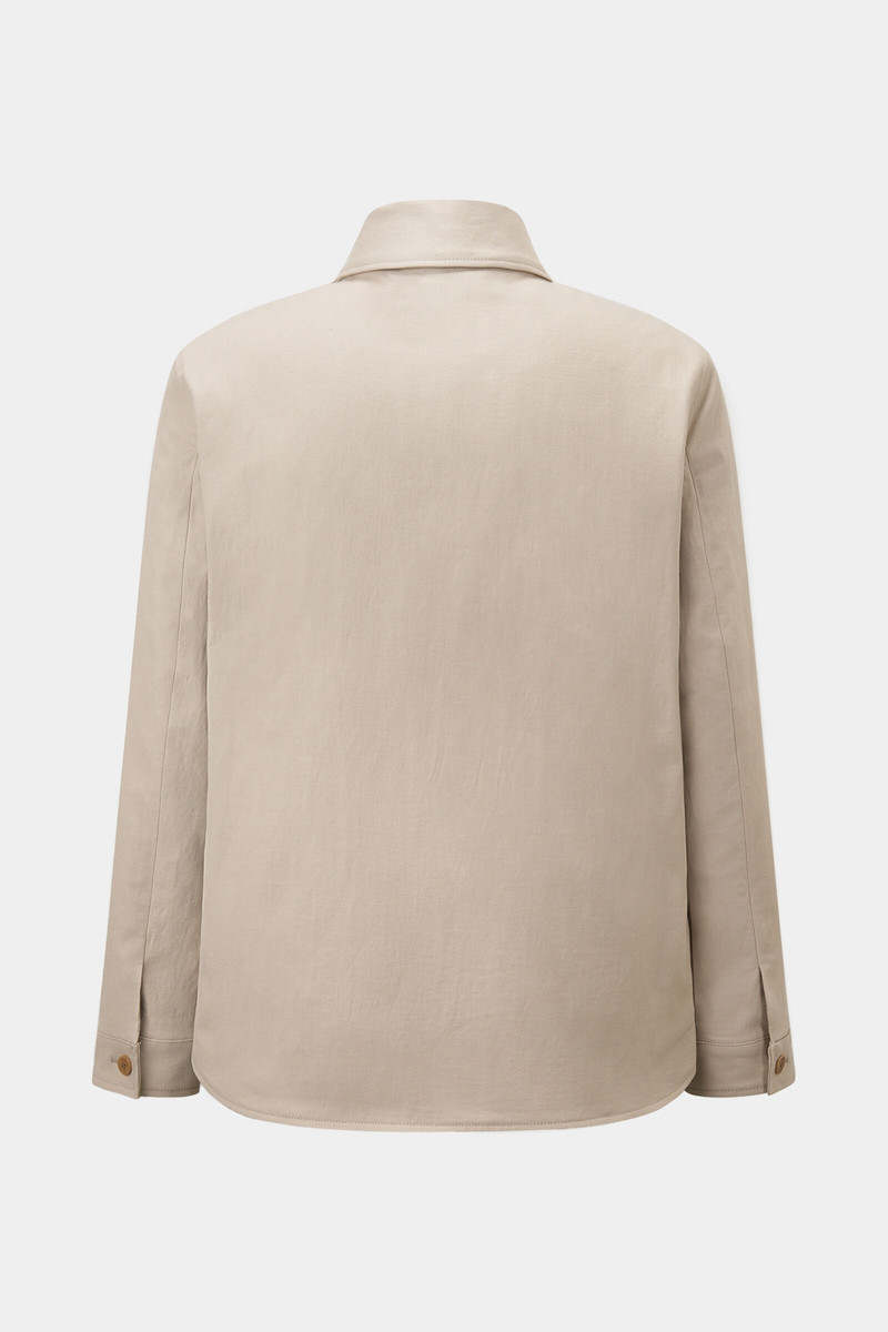 Larry shirt jacket in Beige 9