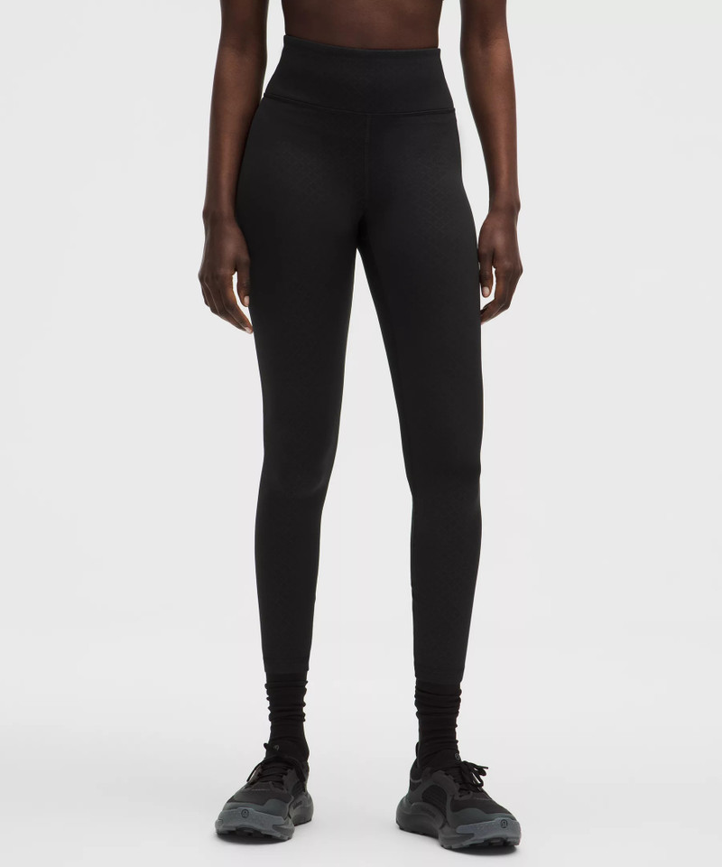 lululemon Fleece High-Rise Running Tight 25" outlook