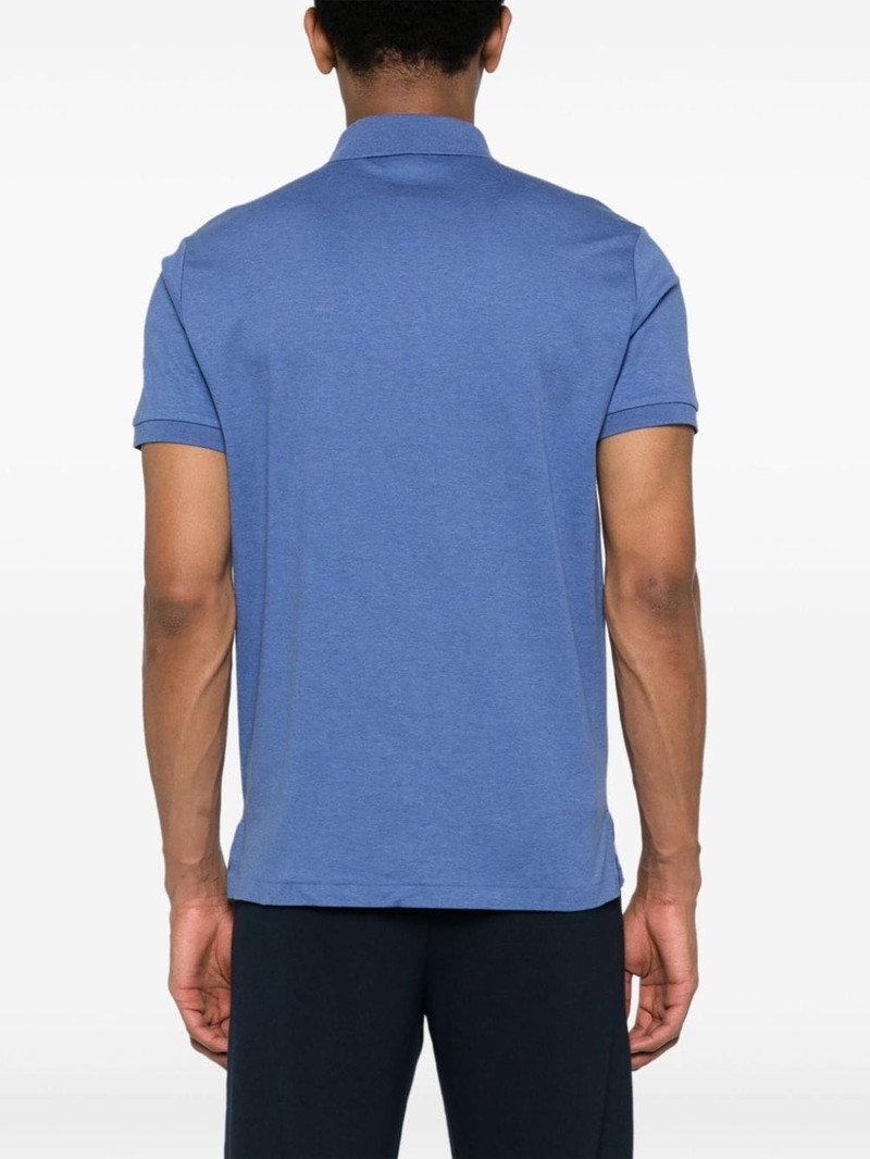 embroidered-logo cotton polo shirt 4