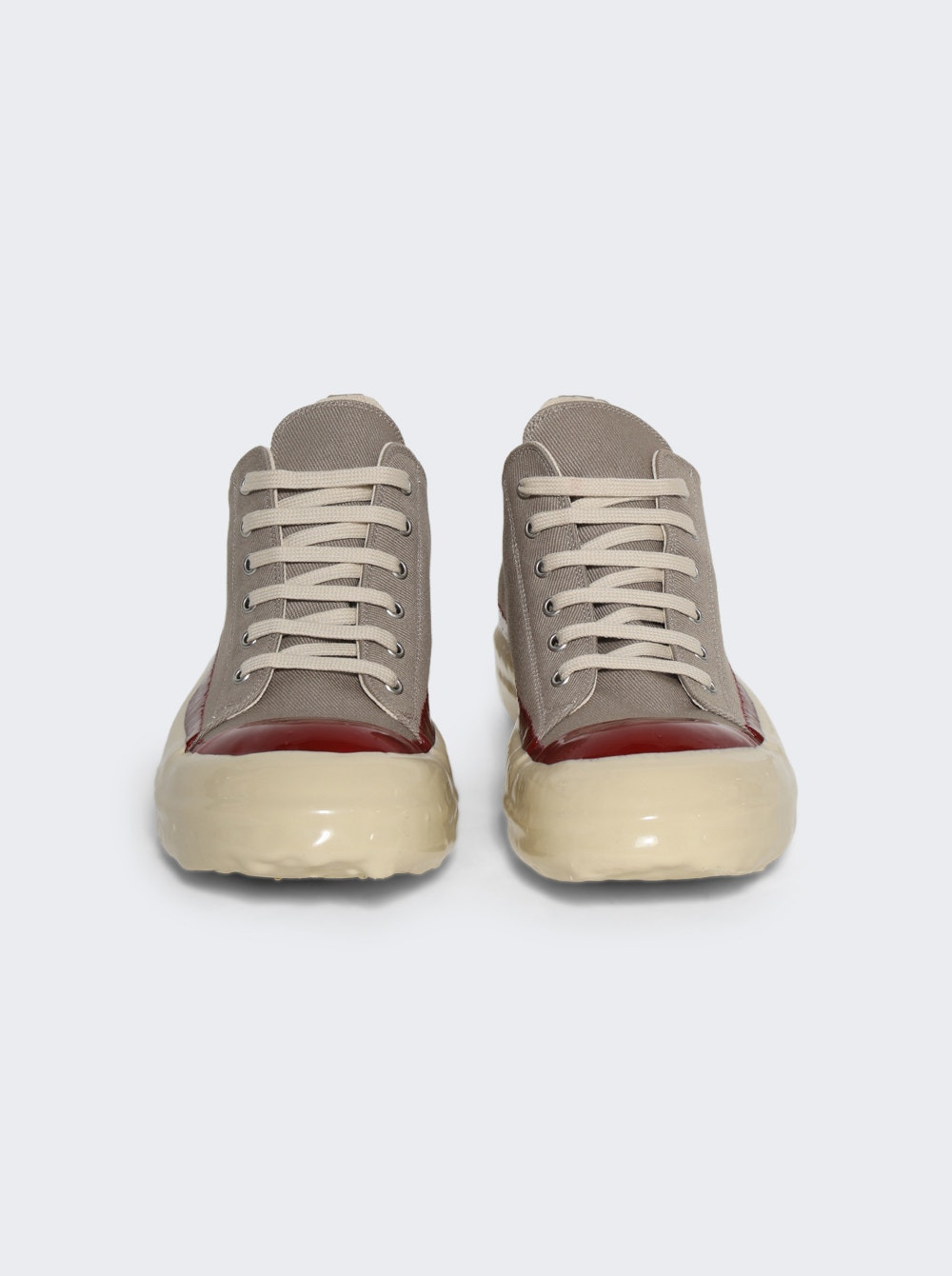 Concordians Low Sneakers Dirty Pearl And Red - 3