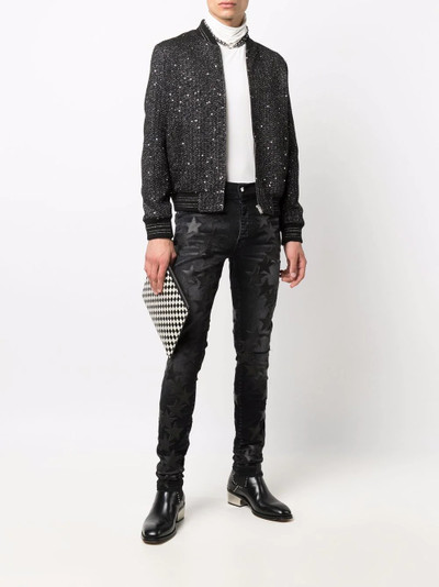 AMIRI star-patch skinny jeans outlook