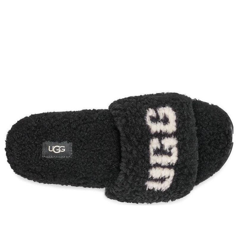 UGG (WMNS) UGG Cozetta Curly Graphic 'Black' 1132891-BLK outlook