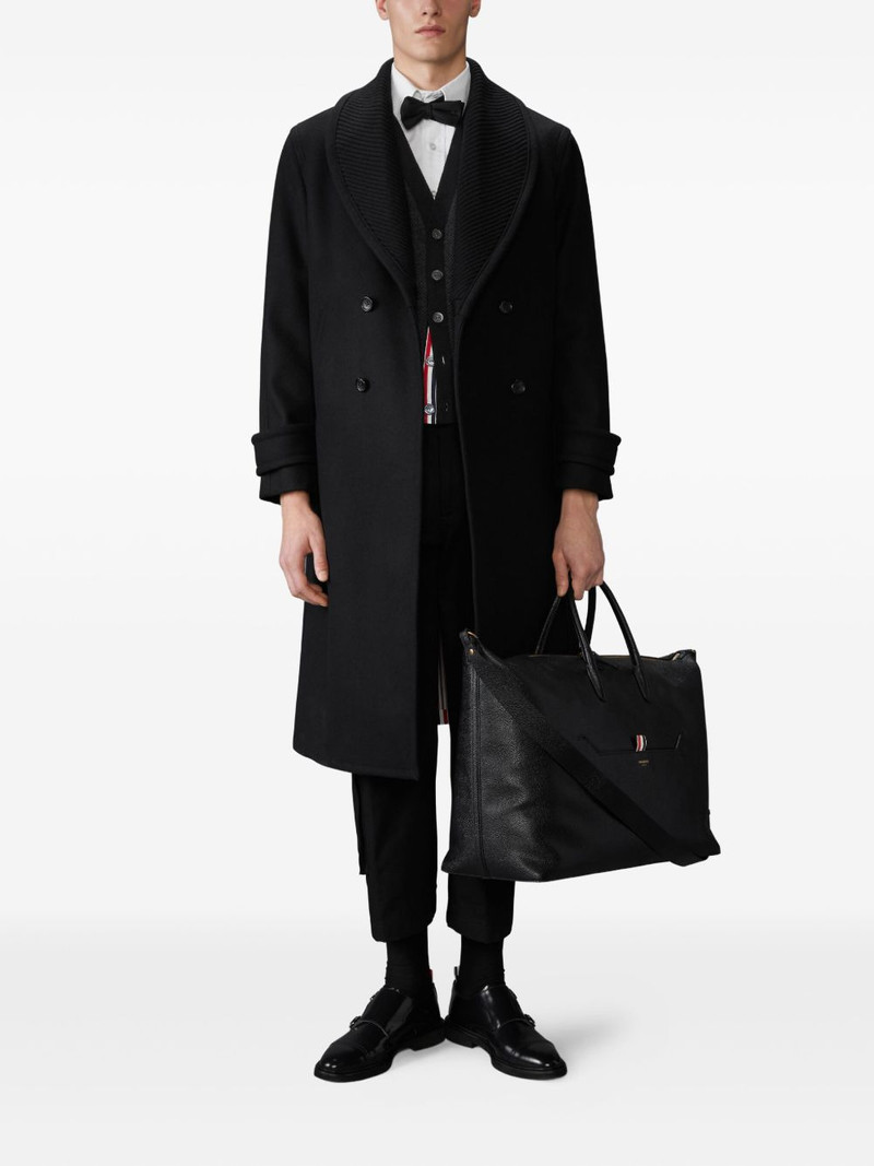 Thom Browne cargo zip-detail straight-leg trousers outlook