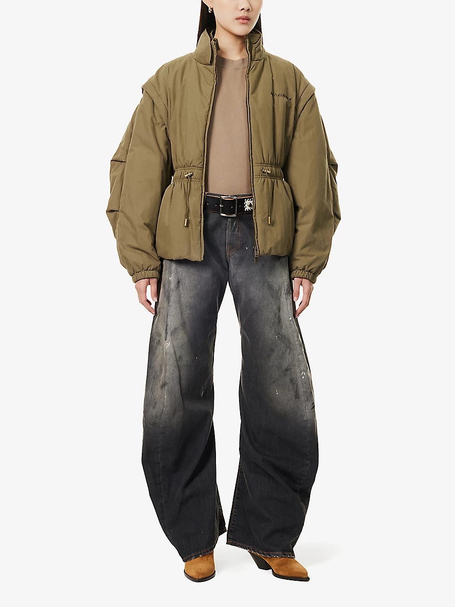 Isabel Marant Étoile High-neck detachable-sleeve padded