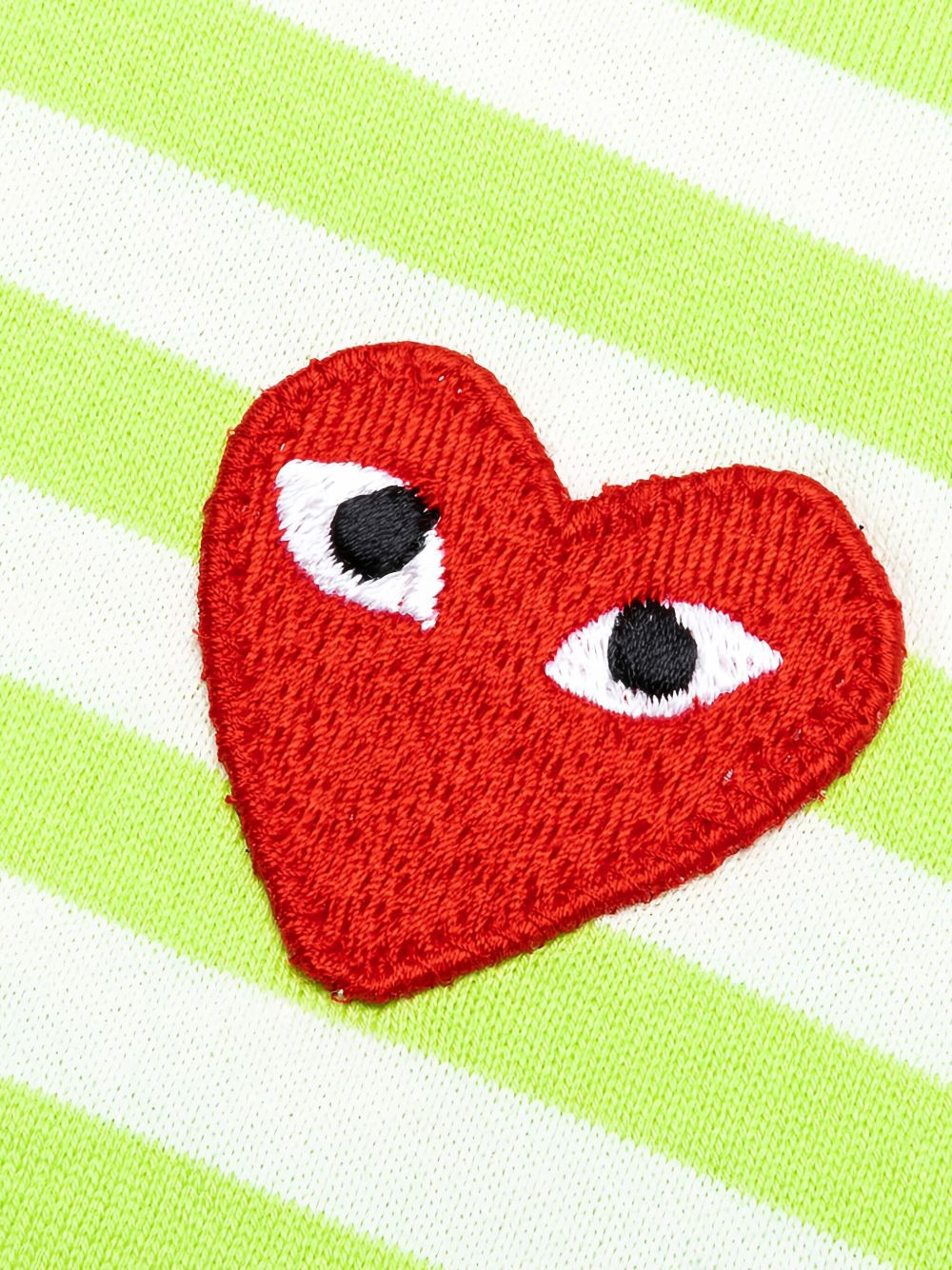 striped heart-logo long-sleeve T-shirt - 3