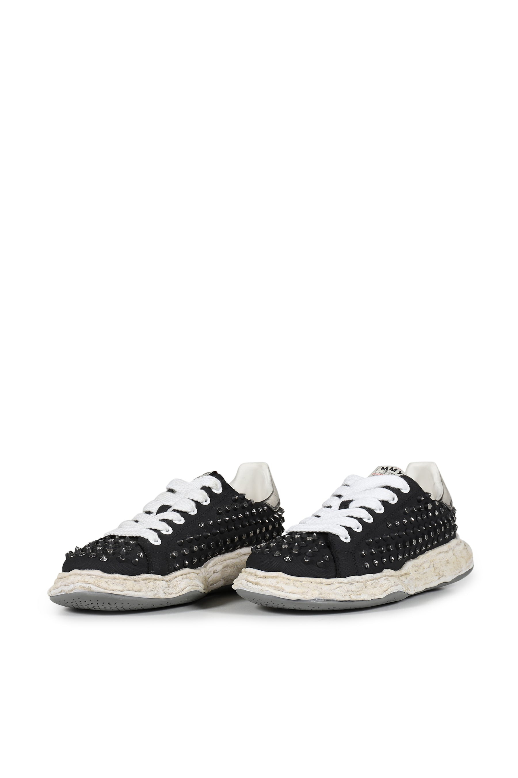 CHARLES STUDDED LOW / BLK - 6