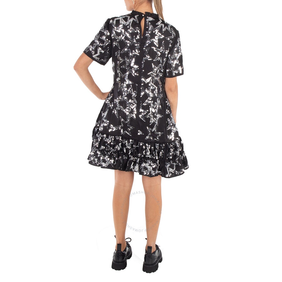 Rabanne Star Motif Sequin-Embellished Dress, Brand Size 36 (US Size 4) - 6