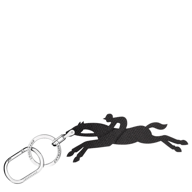 Le Pliage Key-rings Black - Leather 1