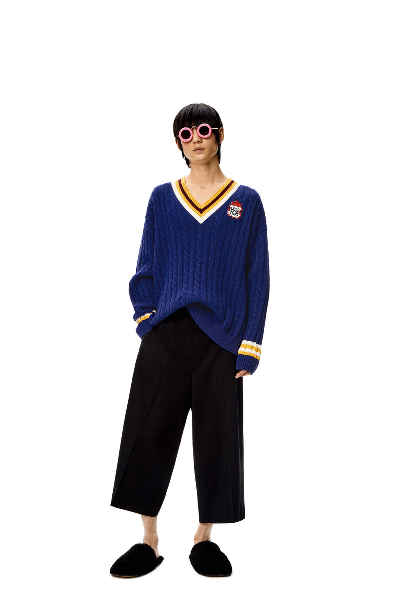 Loewe Slipper in shearling outlook