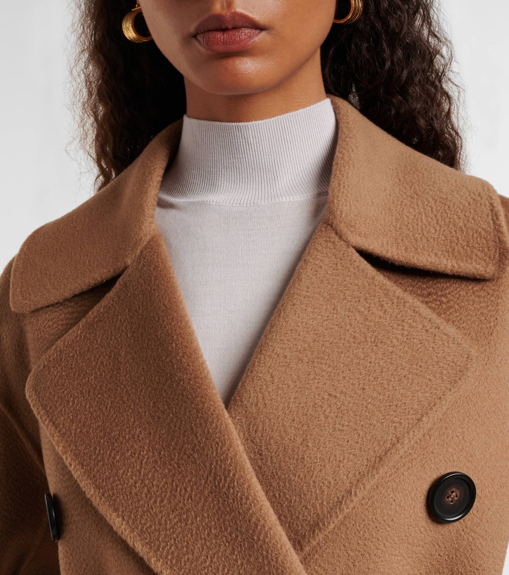 Wool and cashmere coat - 4