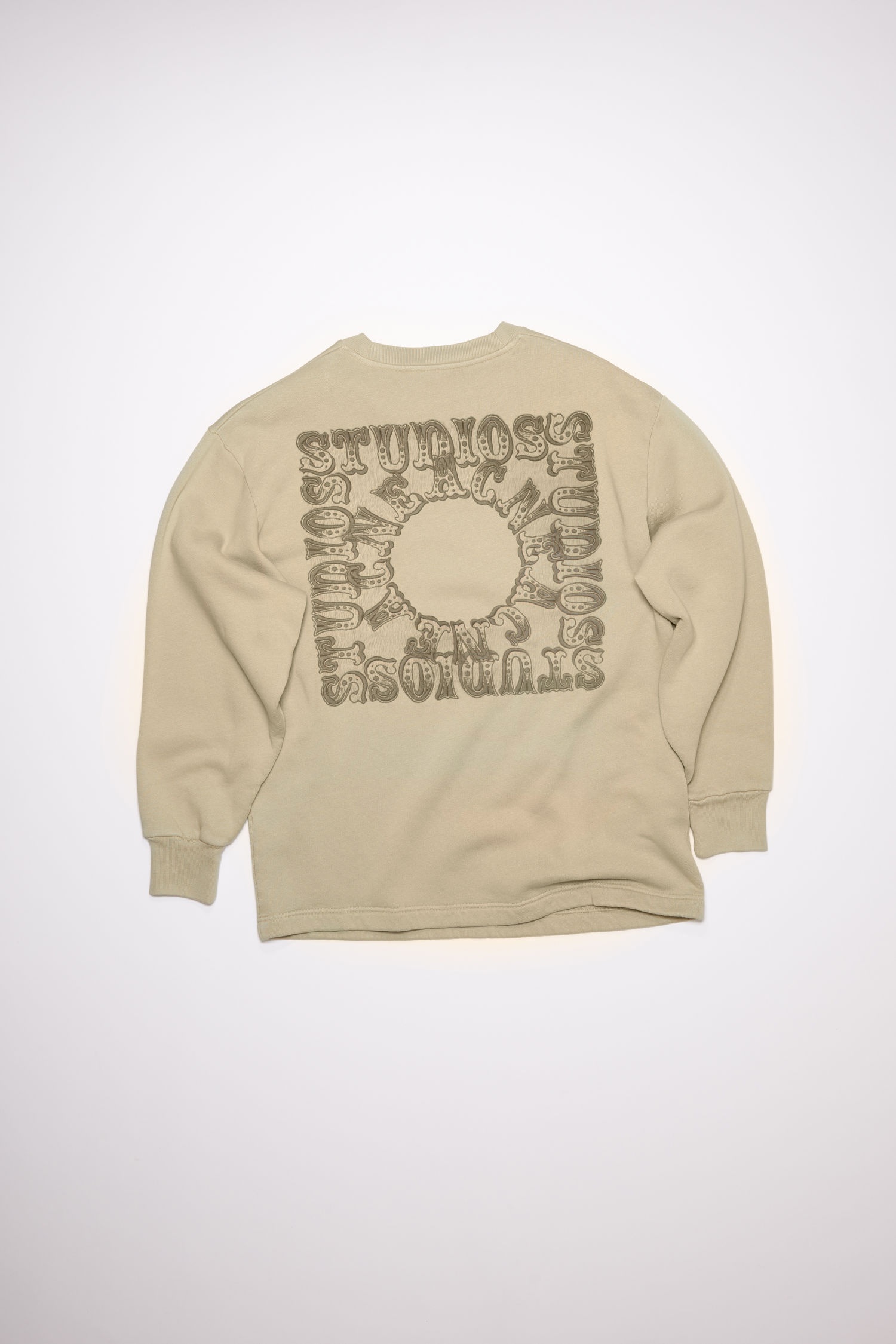 Crew neck sweatshirt - Dusty green - 1