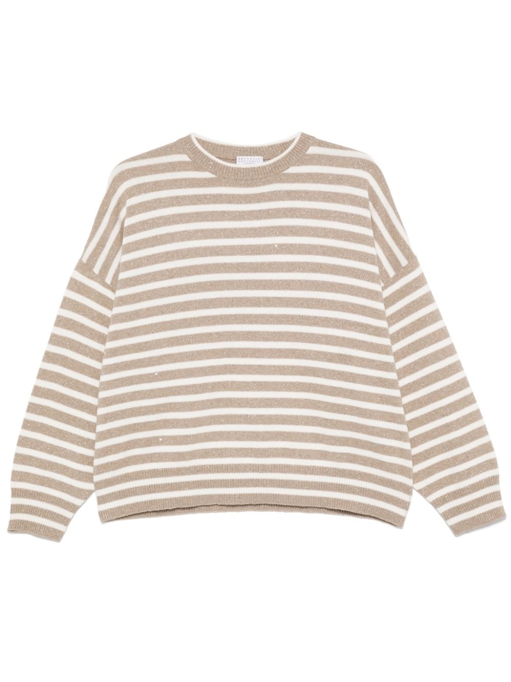 stripe-pattern jumper - 1