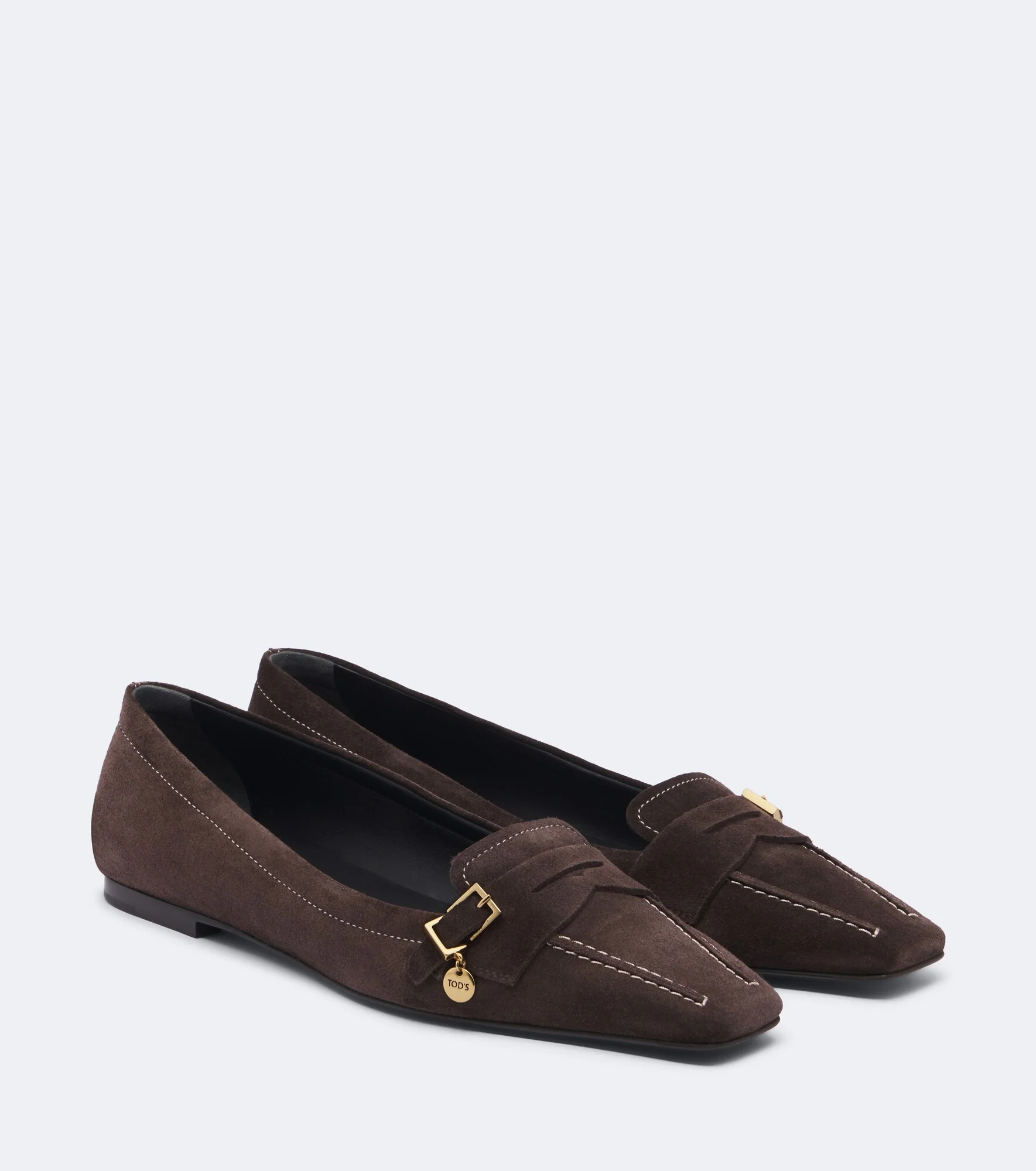 Suede ballet flats - 1