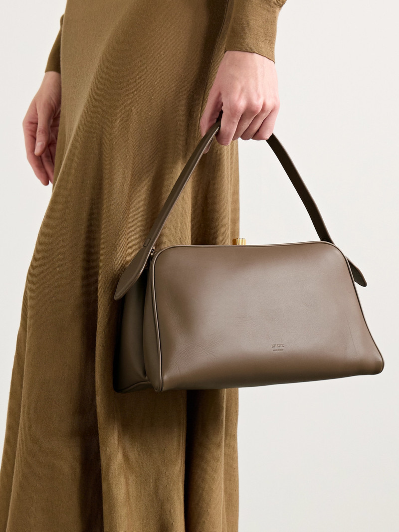 KHAITE Cate Leather Tote outlook