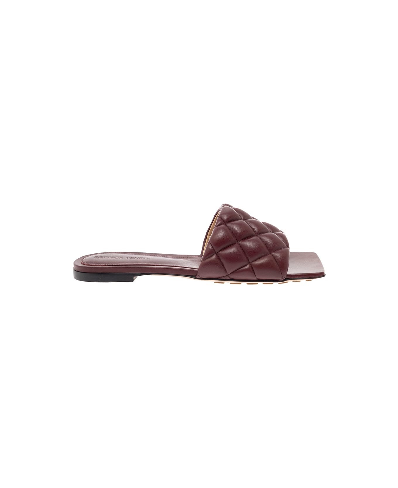 Padded Flat Sandal Nappa Matelasse - 1