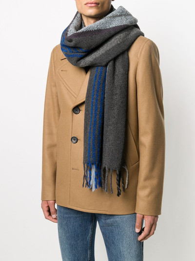 Paul Smith stripe fringe scarf outlook