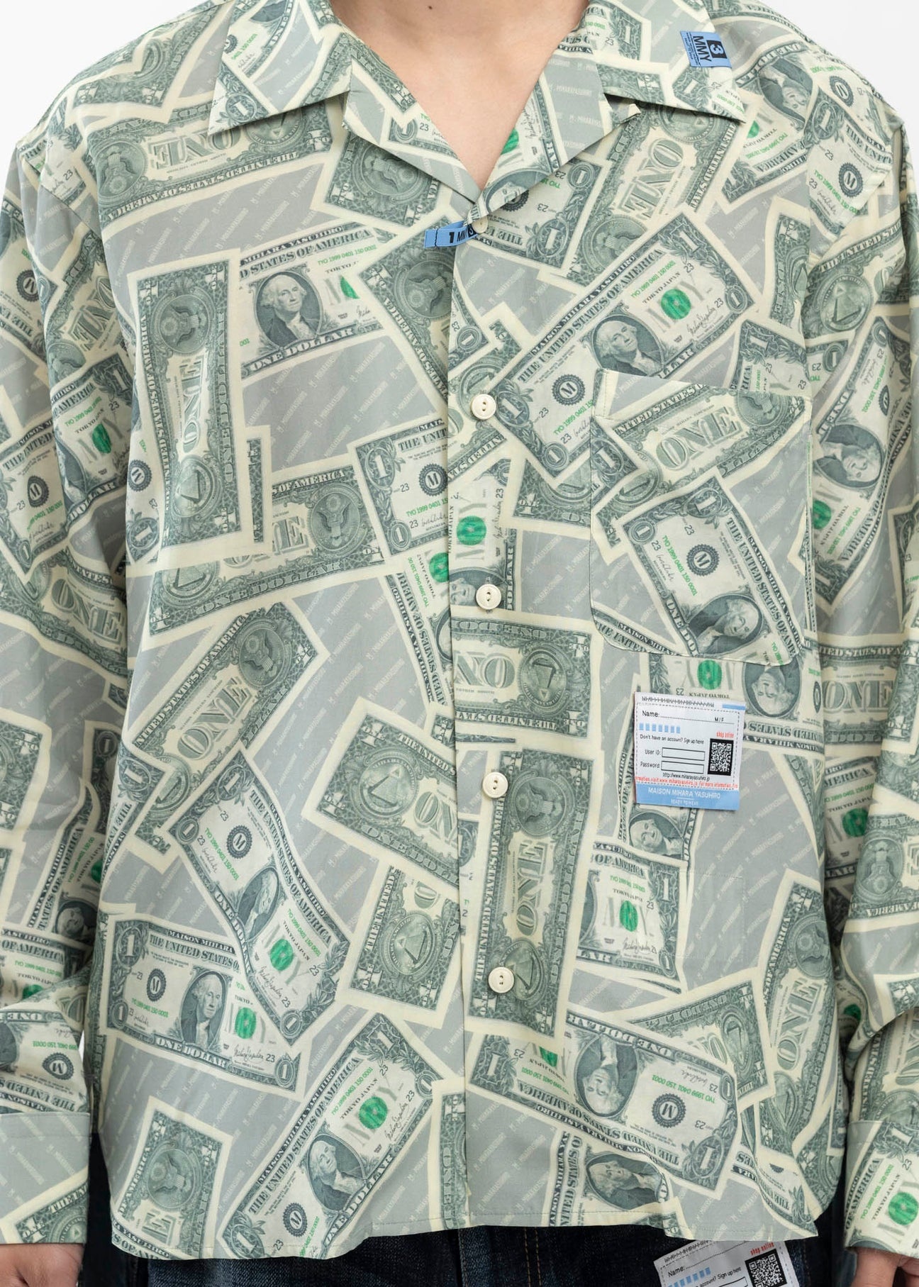 Green Dollar Bill Printed Shirts - 4