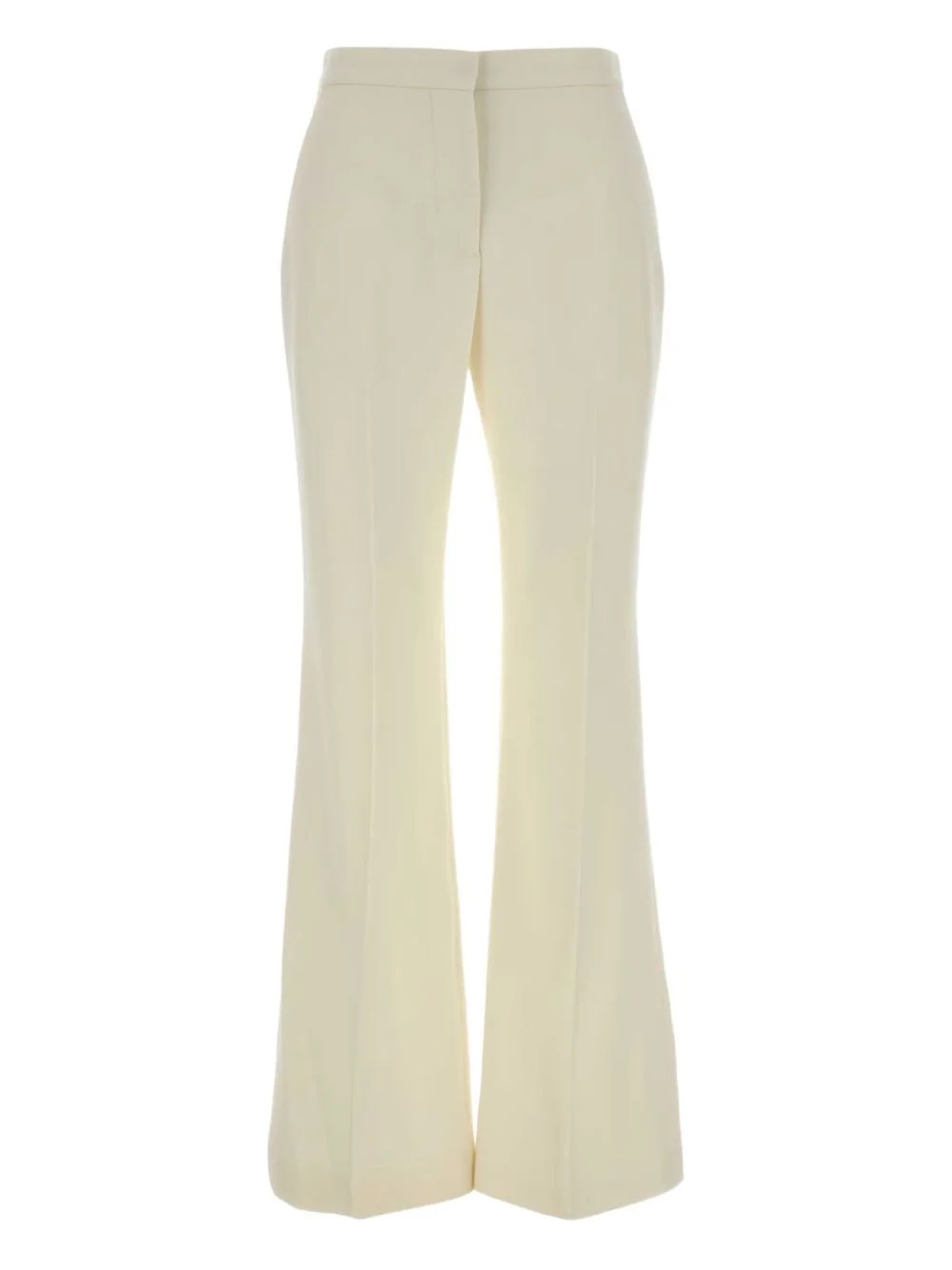 wool flared trousers - 1