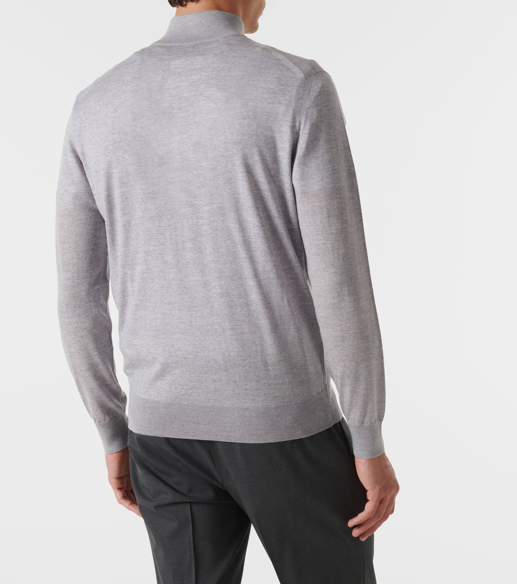 Wool half-zip sweater - 4