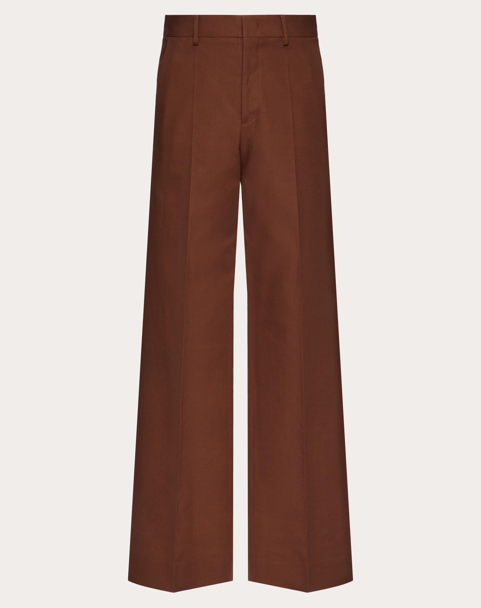 COTTON GABARDINE PANTS - 1
