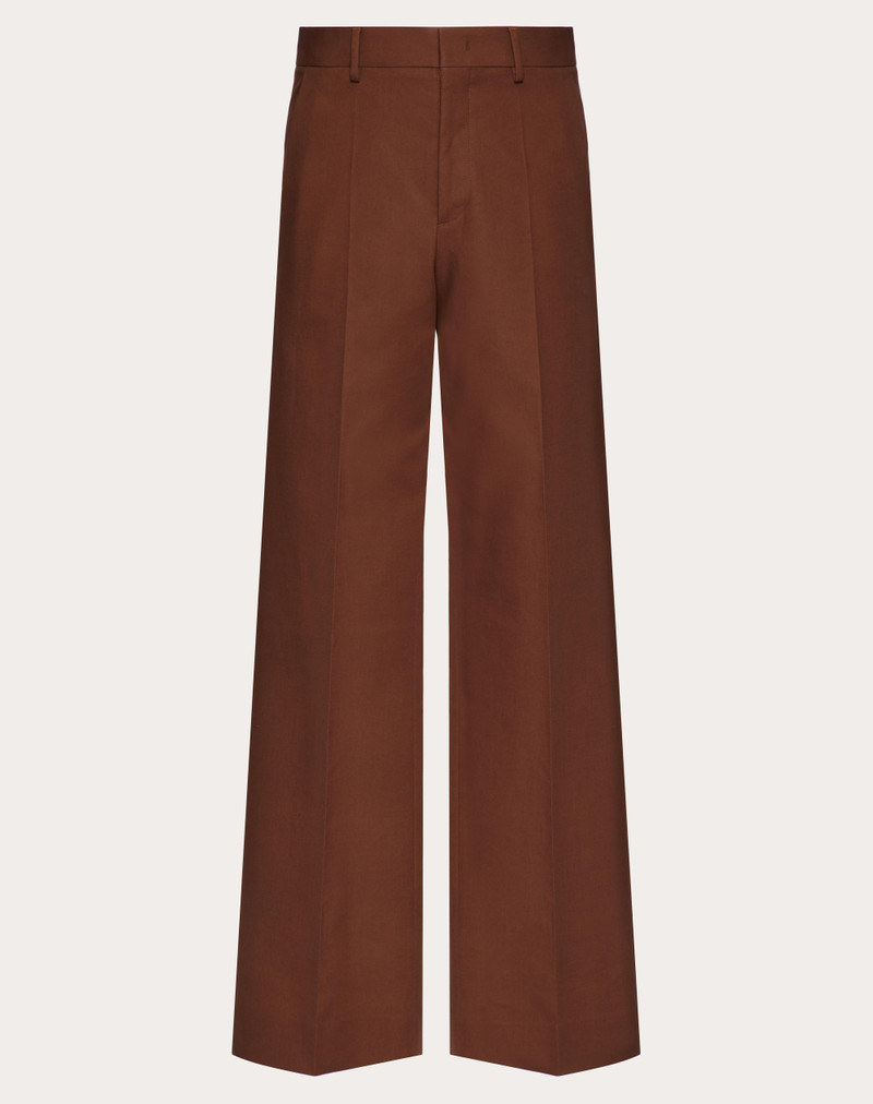 COTTON GABARDINE PANTS 1